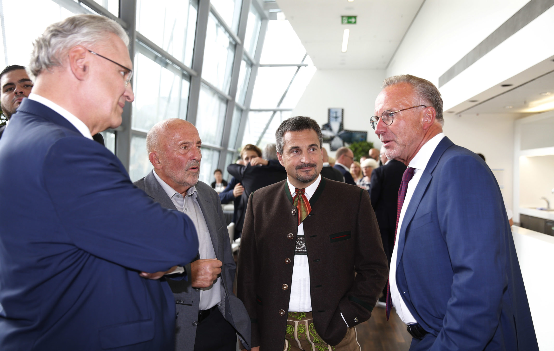 StM Herrmann, Wolfermann, Hackl und Rummenigge