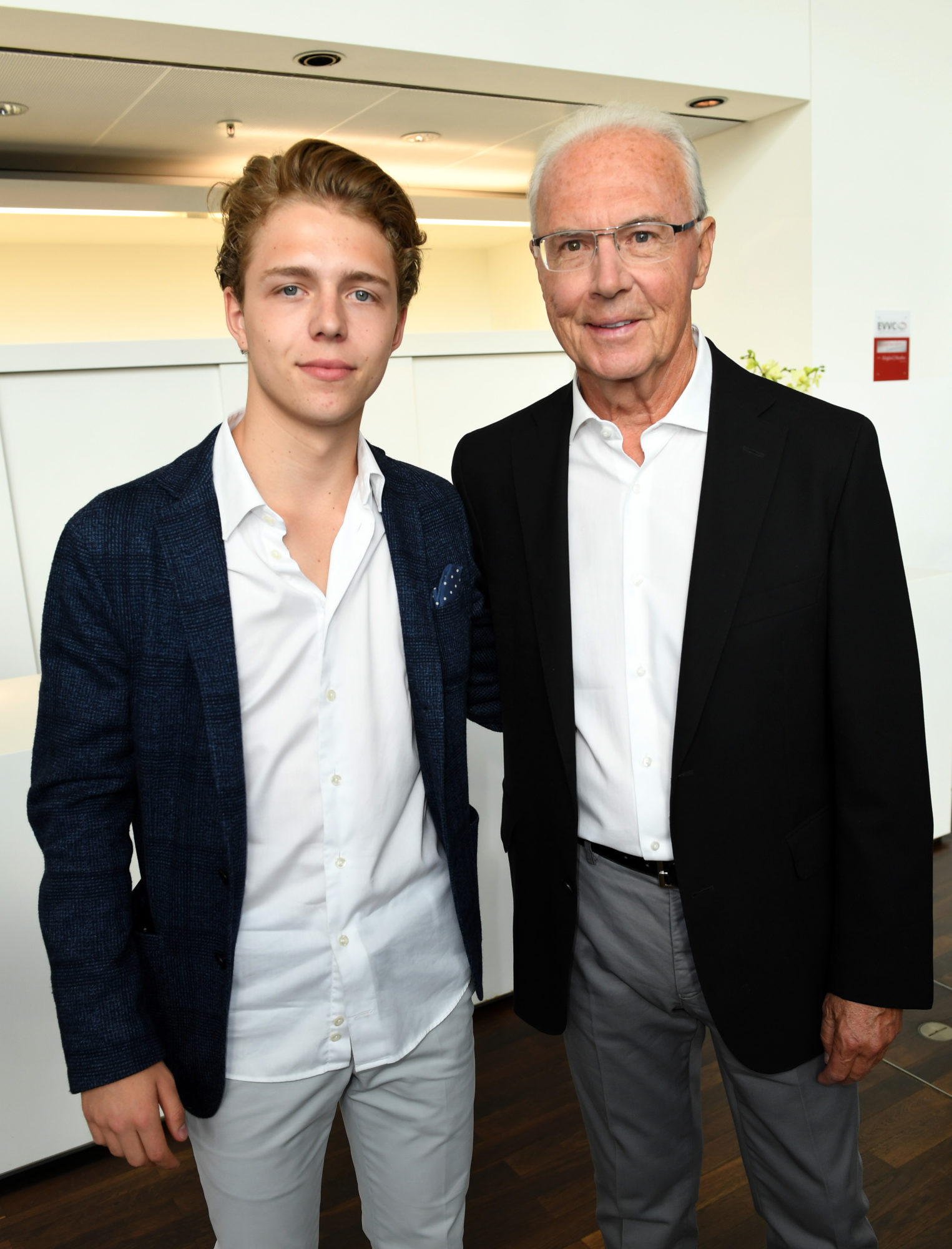 Joel und Franz Beckenbauer