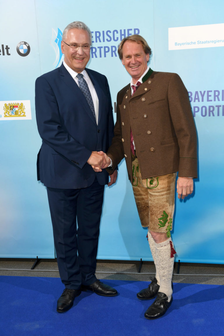 StM Herrmann und Markus Wasmeier