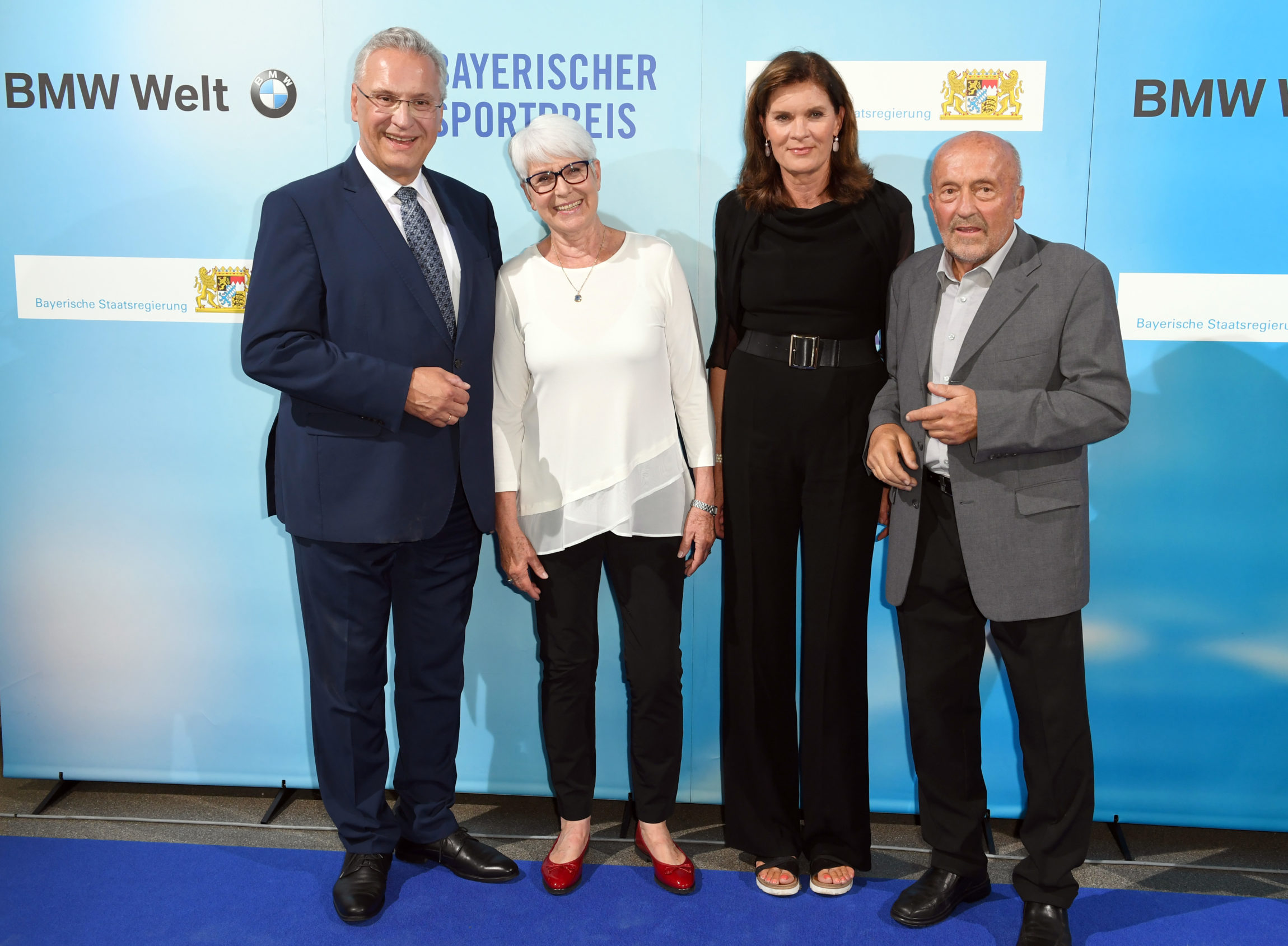 StM Herrmann, Ecker-Rosendahl, Nasse-Meyfarth und Wolfermann