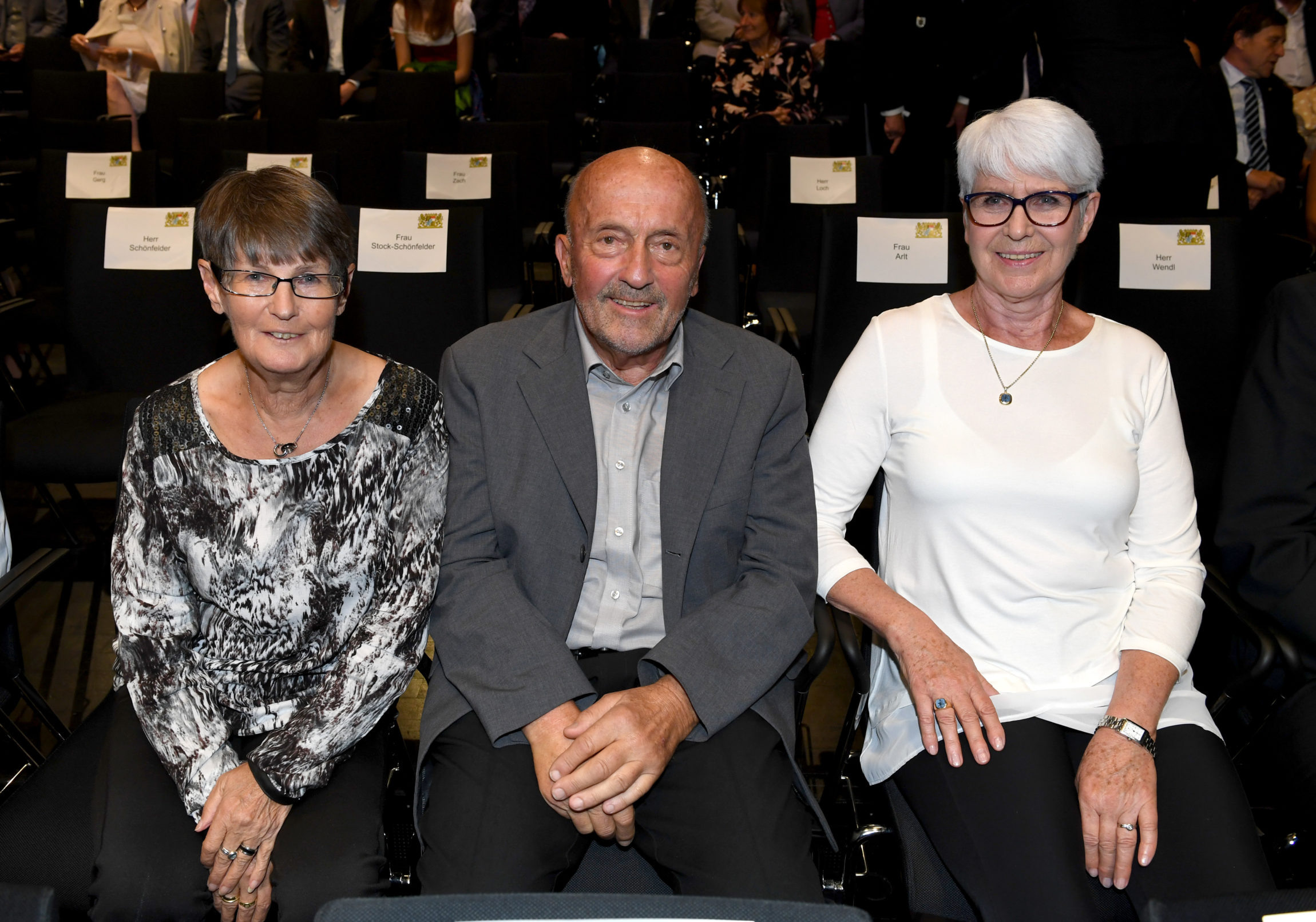 Ehepaar Wolfermann und Heide Ecker-Rosendahl